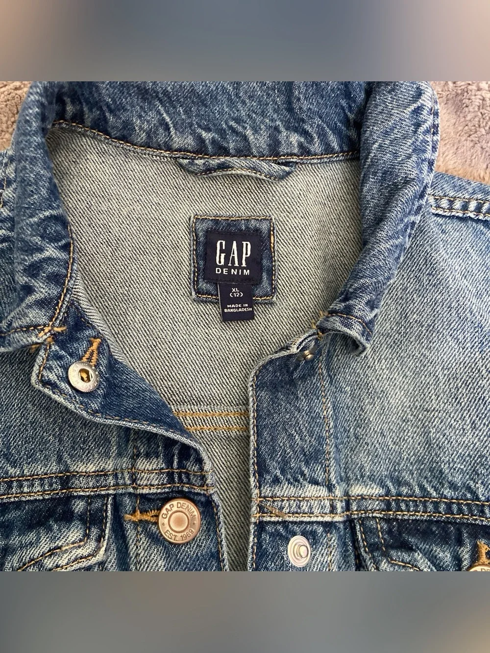 GAP Denim Jacket in Light Blue